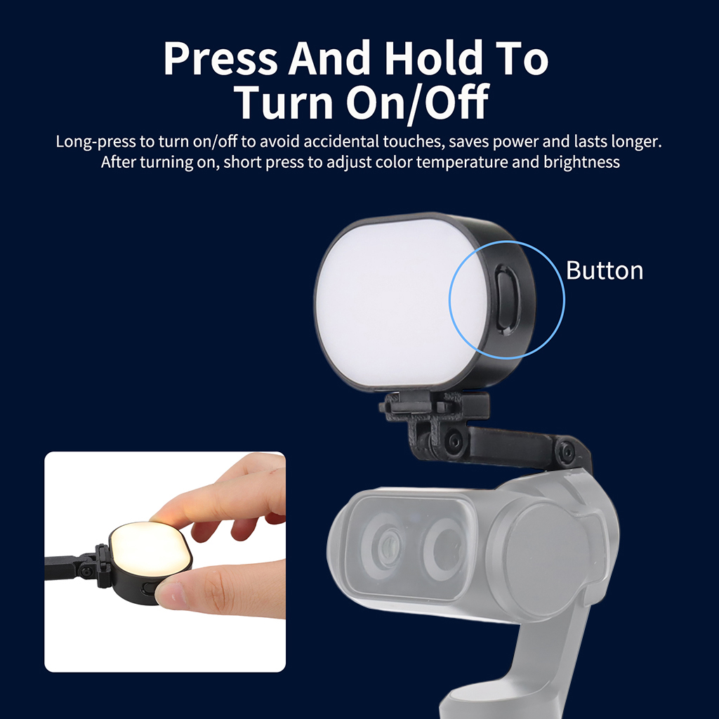 Photography Lighting Kit - Portable Gimbal Fill Light For Insta360