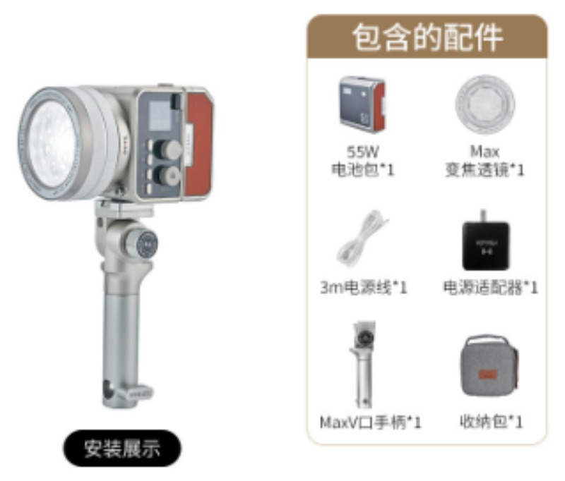 Photography Lighting For Indoor - Mini Max photography fill light, zoom