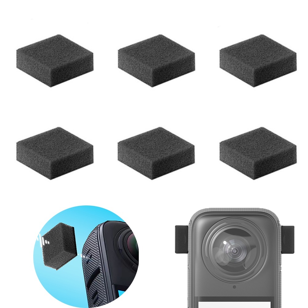 Insta360 Camera X3 - 6Pcs Mic Windscreen For Insta360 X4