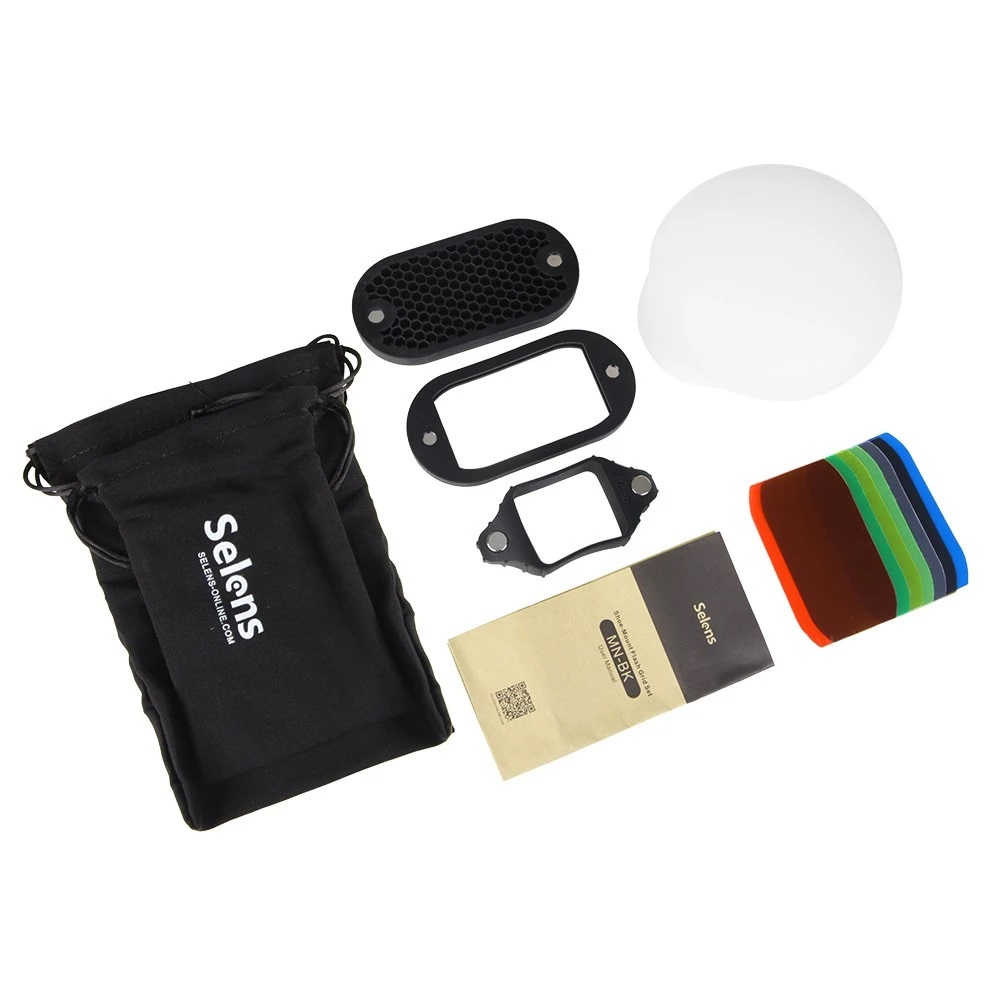 Selens 7 Color Filters Honeyco - Snoot Flash Modifier 评论和价格