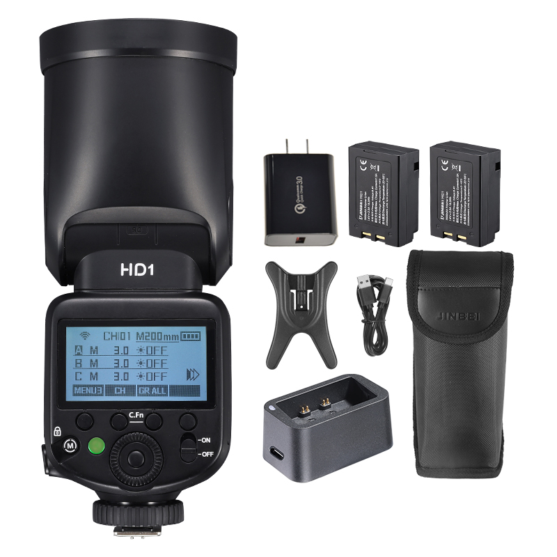 JINBEI HD-1Round-head HSS Spee - Photography Lighting Kit 评论和价格