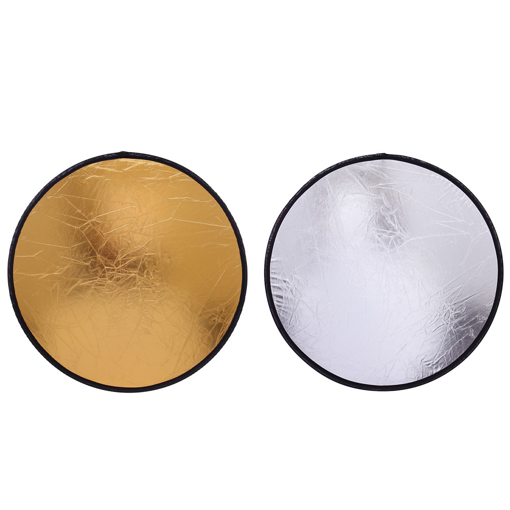 2Pcs Photography Reflector Sup - Reflector Disc Silver 评论和价格