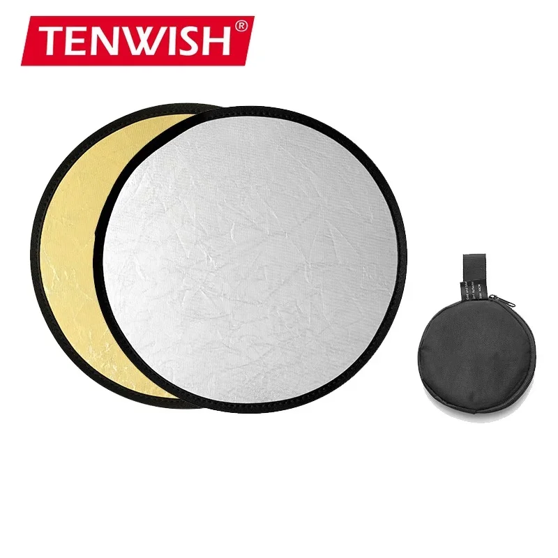 TENWISH Photography Mini Refle - Reflector Disc Silver 评论和价格