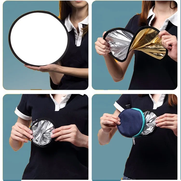TENWISH Photography Mini Refle - Reflector Disc Silver 评论和价格