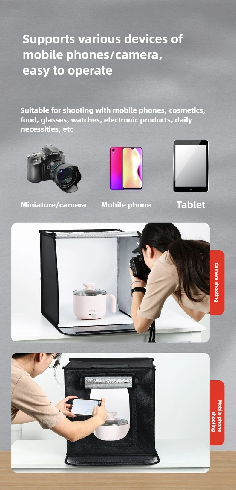 40cm Photography LED Studio Li - Photography Lighting Kit 评论和价格