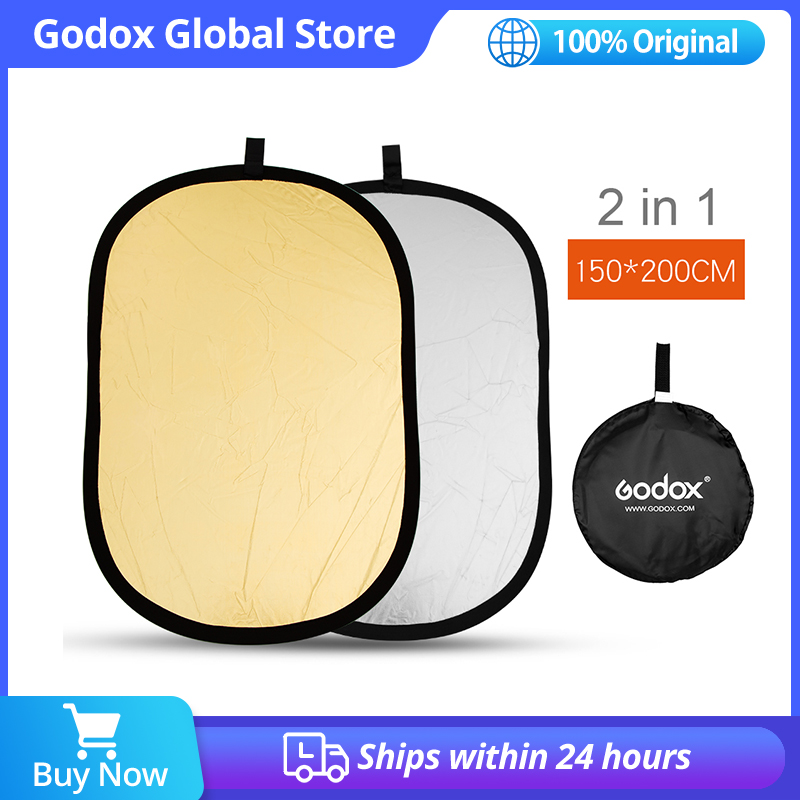 Godox 2in1 150x200cm Gold and  - Reflector Disc Silver 评论和价格
