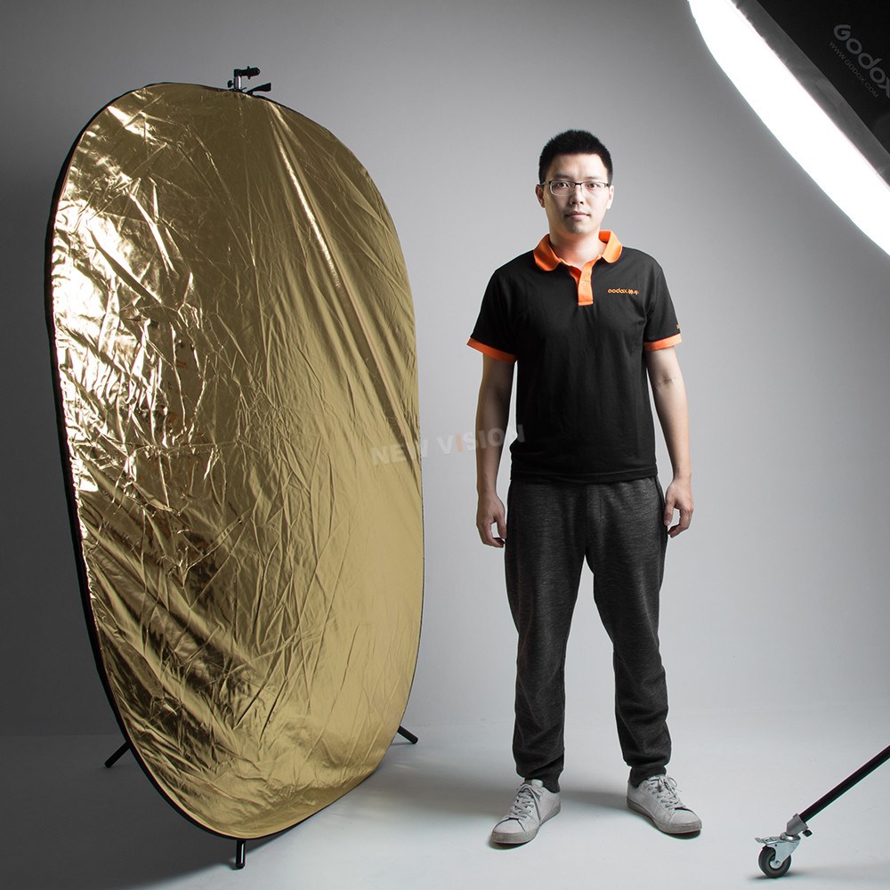Godox 2in1 150x200cm Gold and  - Reflector Disc Silver 评论和价格