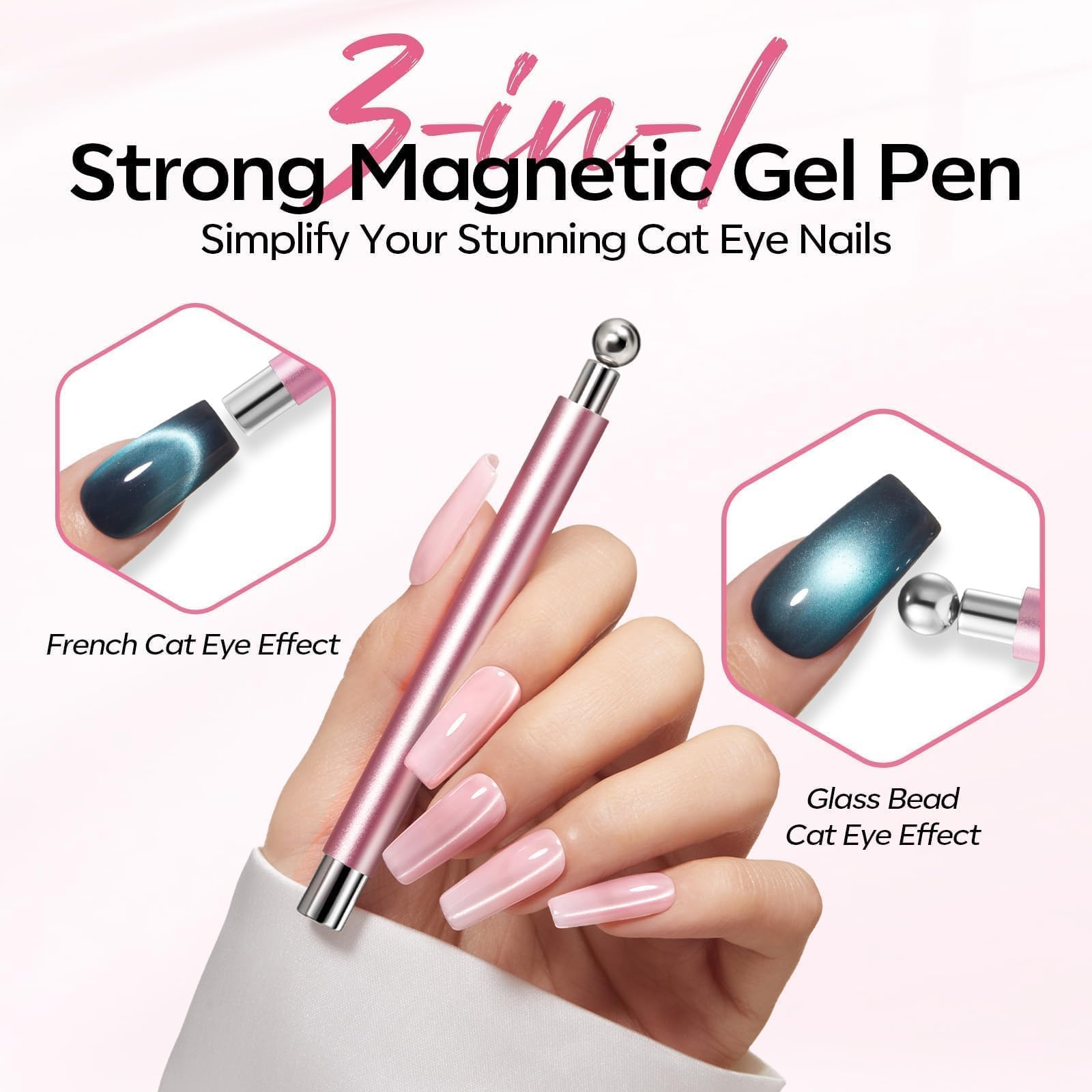 4pcs Cat Eye Nail Magnet Tool  - Photography Lighting Gels 评论和价格