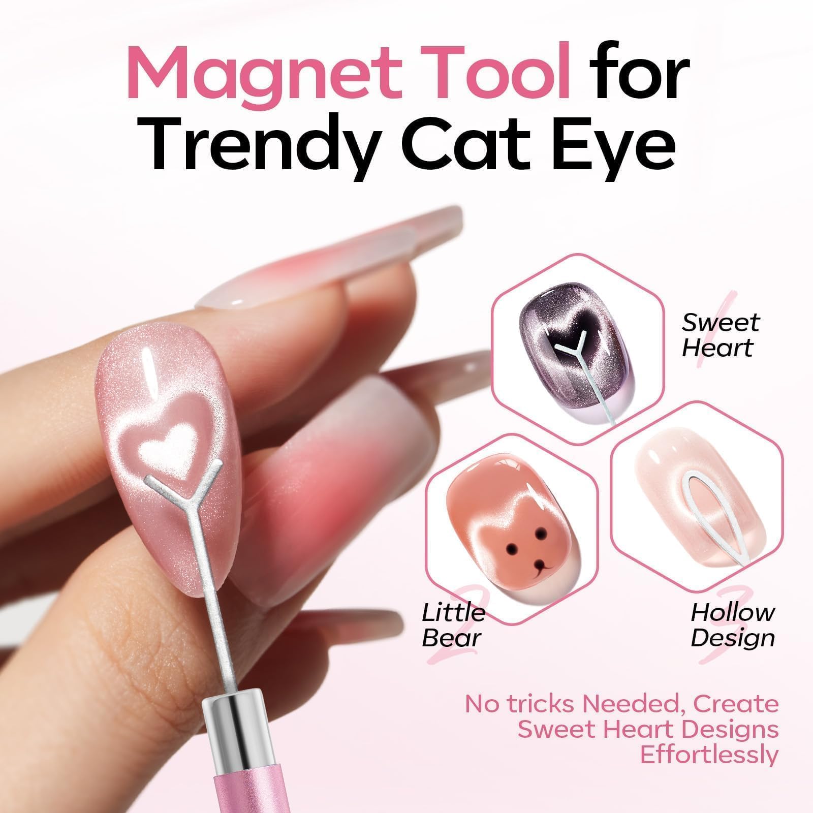 4pcs Cat Eye Nail Magnet Tool  - Photography Lighting Gels 评论和价格