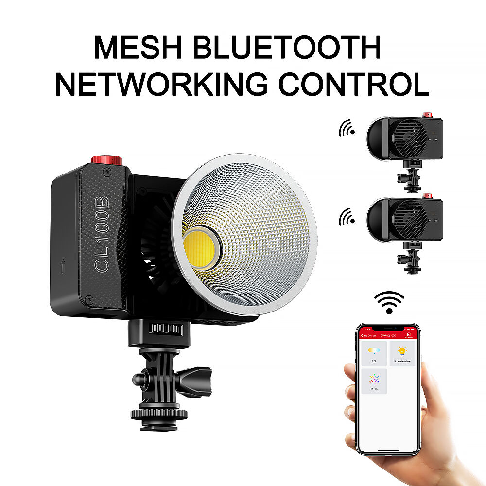 GVM CL100B Portable Bi-Color L - Photography Lighting Outdoor 评论和价格