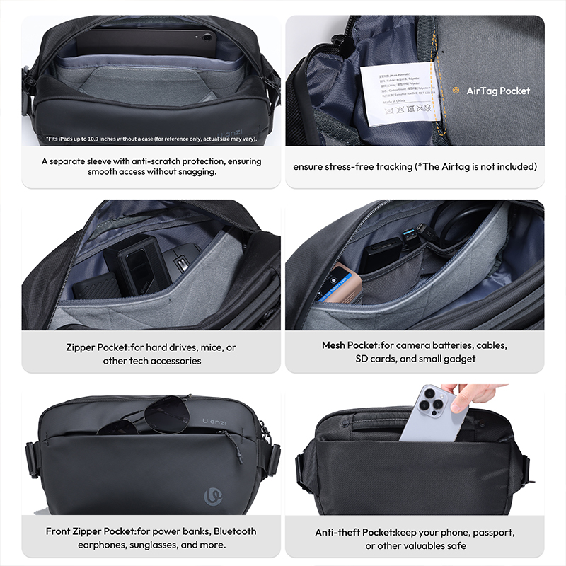 Ulanzi PB038 Travel Sling Bag  - Photography Lighting Outdoor 评论和价格