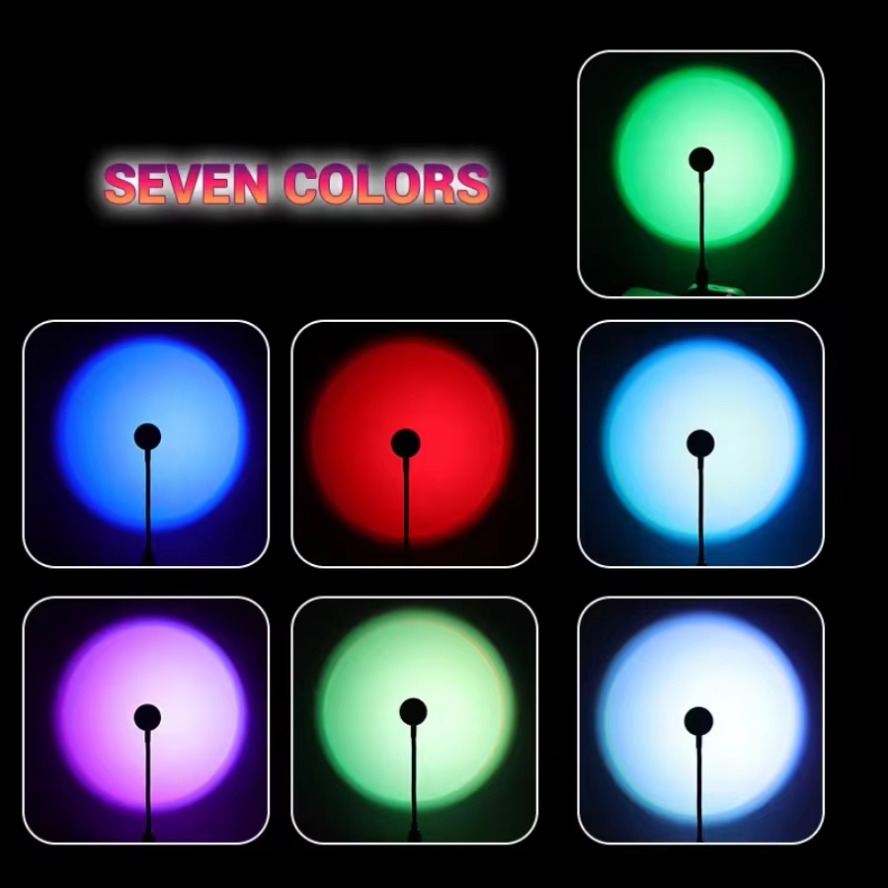 Led 5V Colorful USB Sunset Lam - Photography Lighting Diy 评论和价格