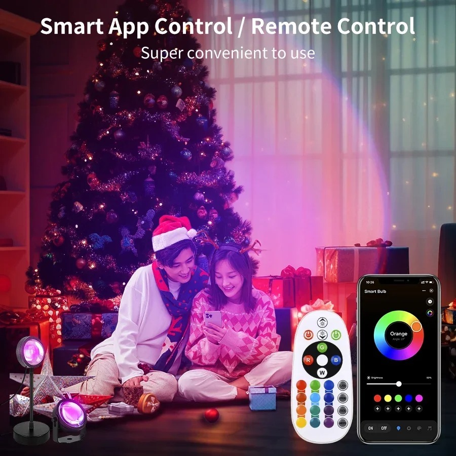 Smart LED Sunset Projector Lam - Photography Lighting Diy 评论和价格