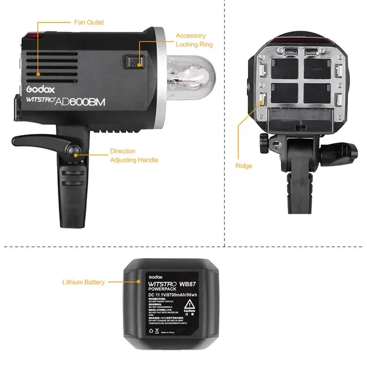2026 Premium  AD600BM 600W Stu - Photography Lighting Outdoor 评论和价格
