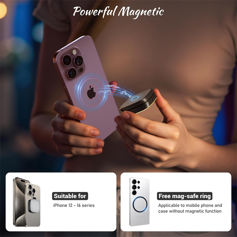 2 in 1 Folding Magnetic Phone  - Photography Lighting Brands 评论和价格