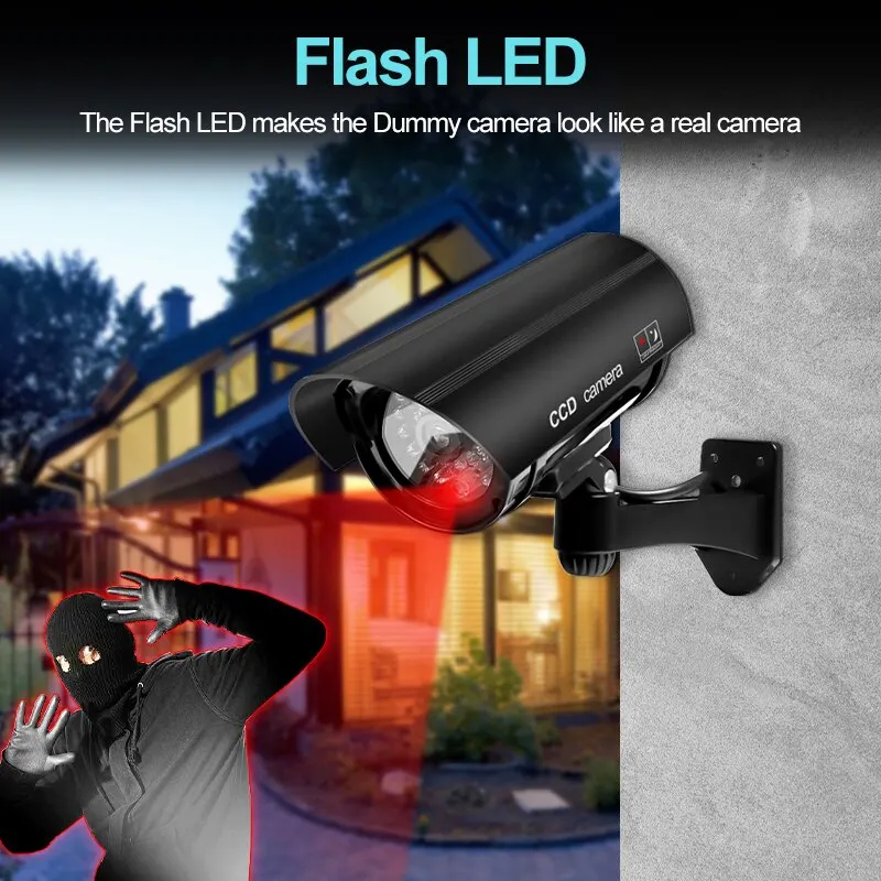 1PC Dummy Security Camera Watr - Photography Lighting Products 评论和价格