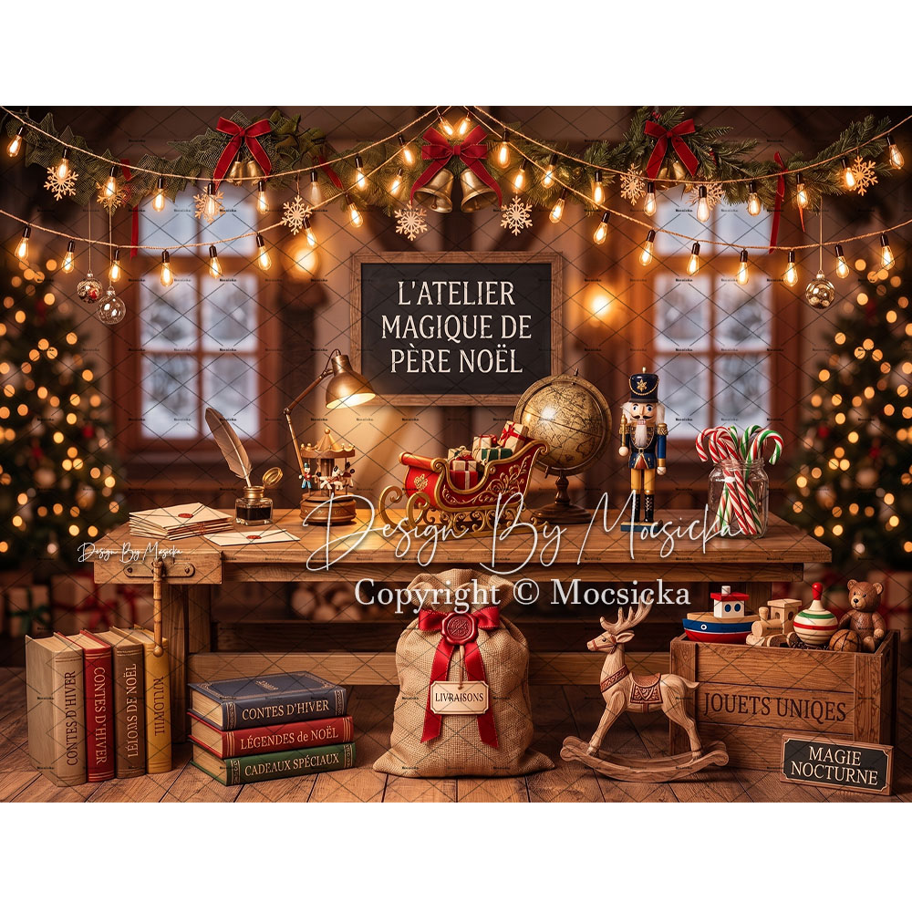 Mocsicka Santa Claus Toy Works - Photography Lighting For Indoor 评论和价格