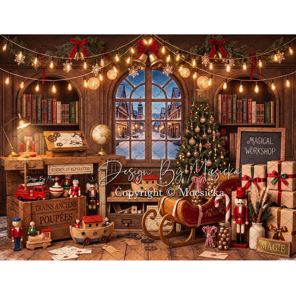 Mocsicka Santa Claus Toy Works - Photography Lighting For Indoor 评论和价格