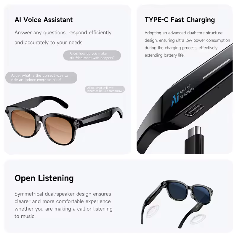 M89-S AI Smart Glasses Equippe - Photography Lighting Gear 评论和价格