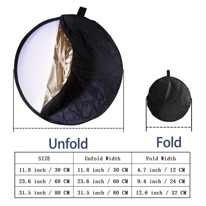 1pc Portable five in one refle - Reflector Disc Silver 评论和价格
