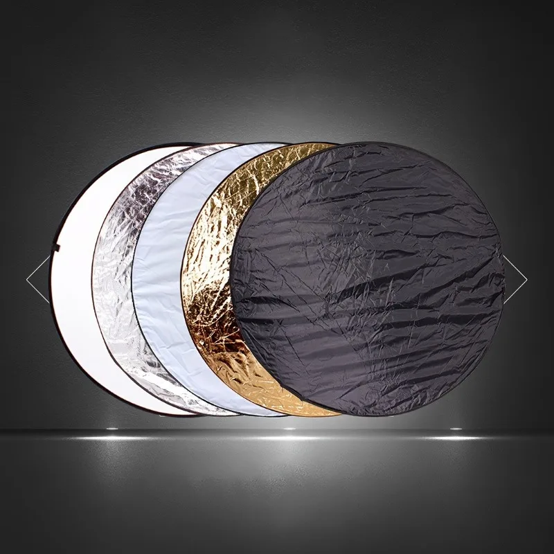 1pc Portable five in one refle - Reflector Disc Silver 评论和价格