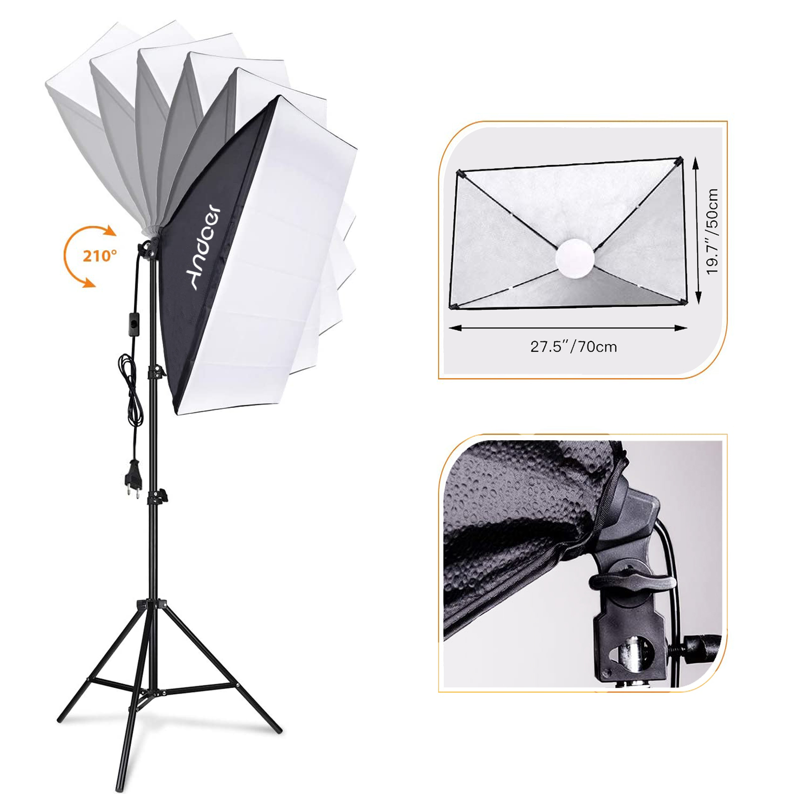 Andoer Studio Photography Ligh - Photography Lighting Kit 评论和价格