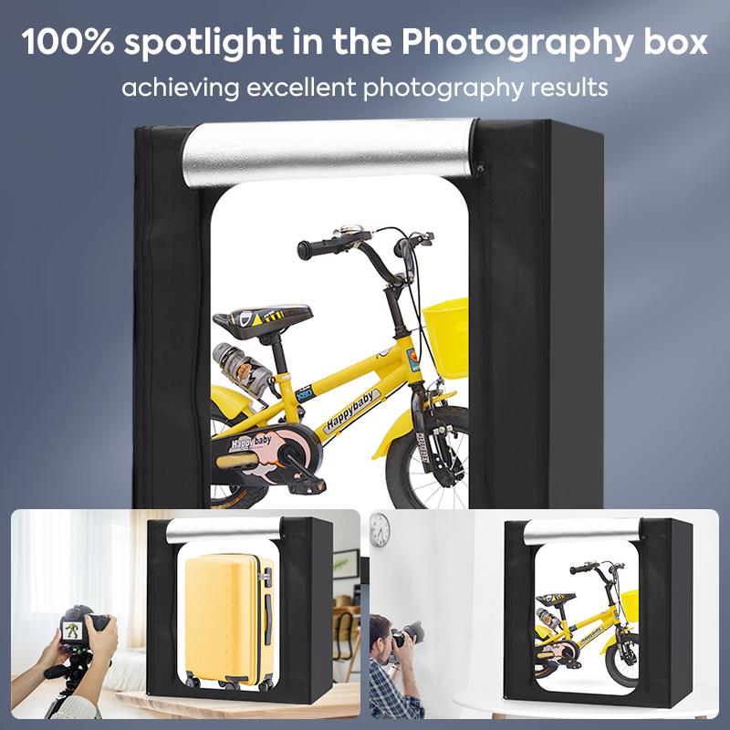Photo Studio Photo Box Kit,120 - Photography Lighting Kit 评论和价格