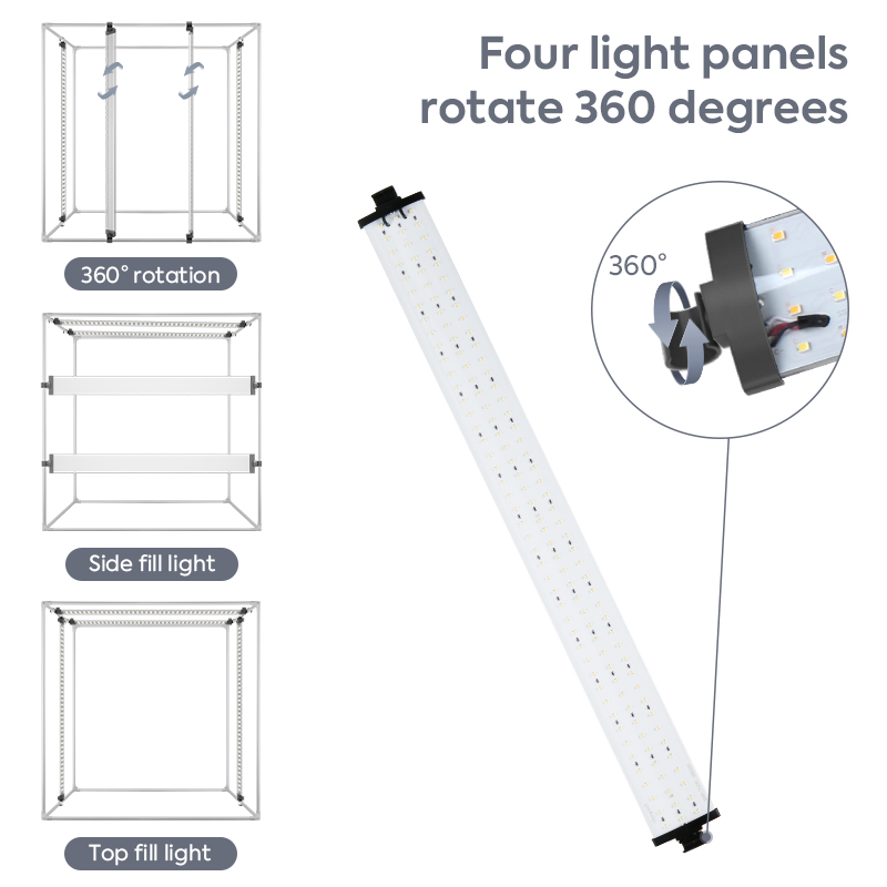 Photo Studio Photo Box Kit,120 - Photography Lighting Kit 评论和价格