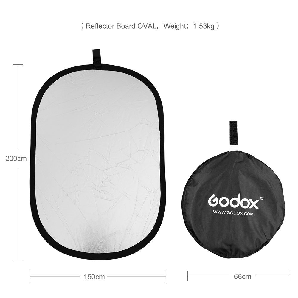 Godox 2in1  Gold and Silver Ov - Reflector Disc Silver 评论和价格