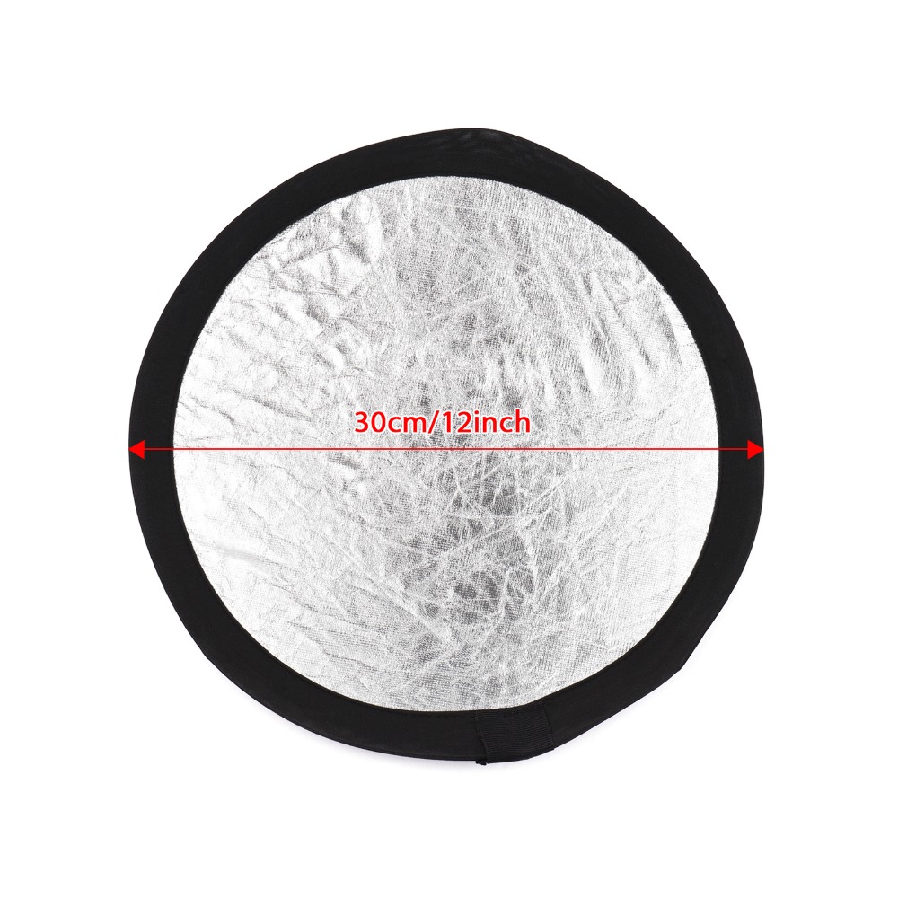 30cm Photography Light Reflect - Reflector Disc Silver 评论和价格